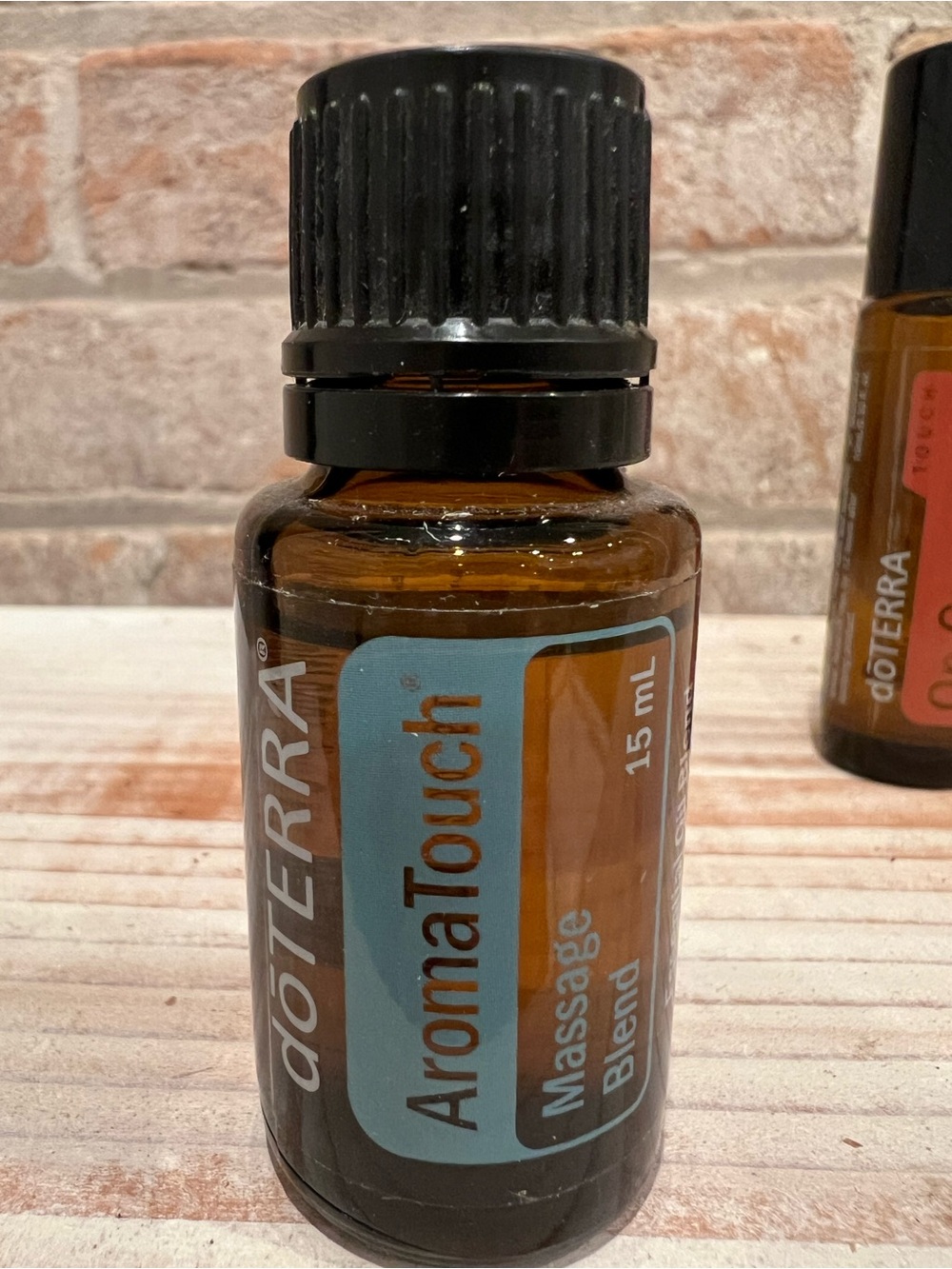 Doterra On Guard & AromaTouch — Brown Bottles with Blue and Red Labels - Picture 2 of 5